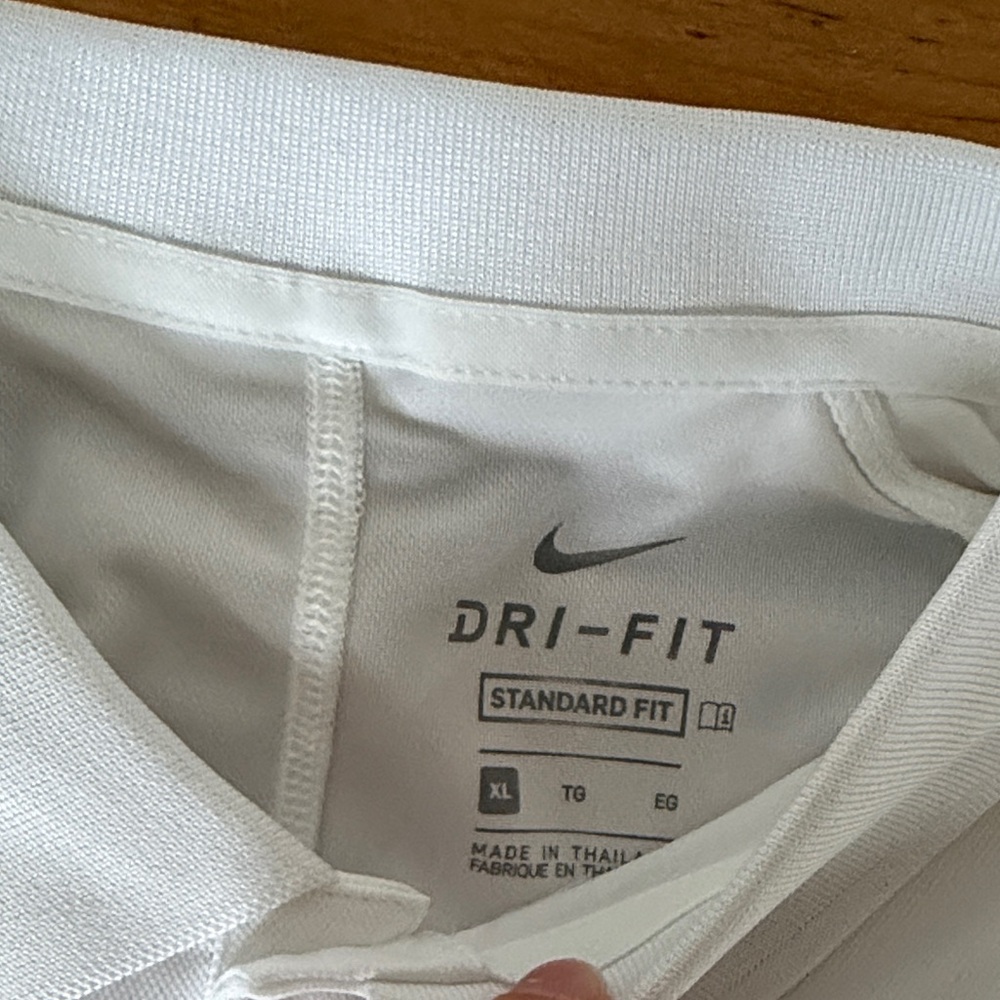 New Nike White Polo Shirt - Picture 2 of 6